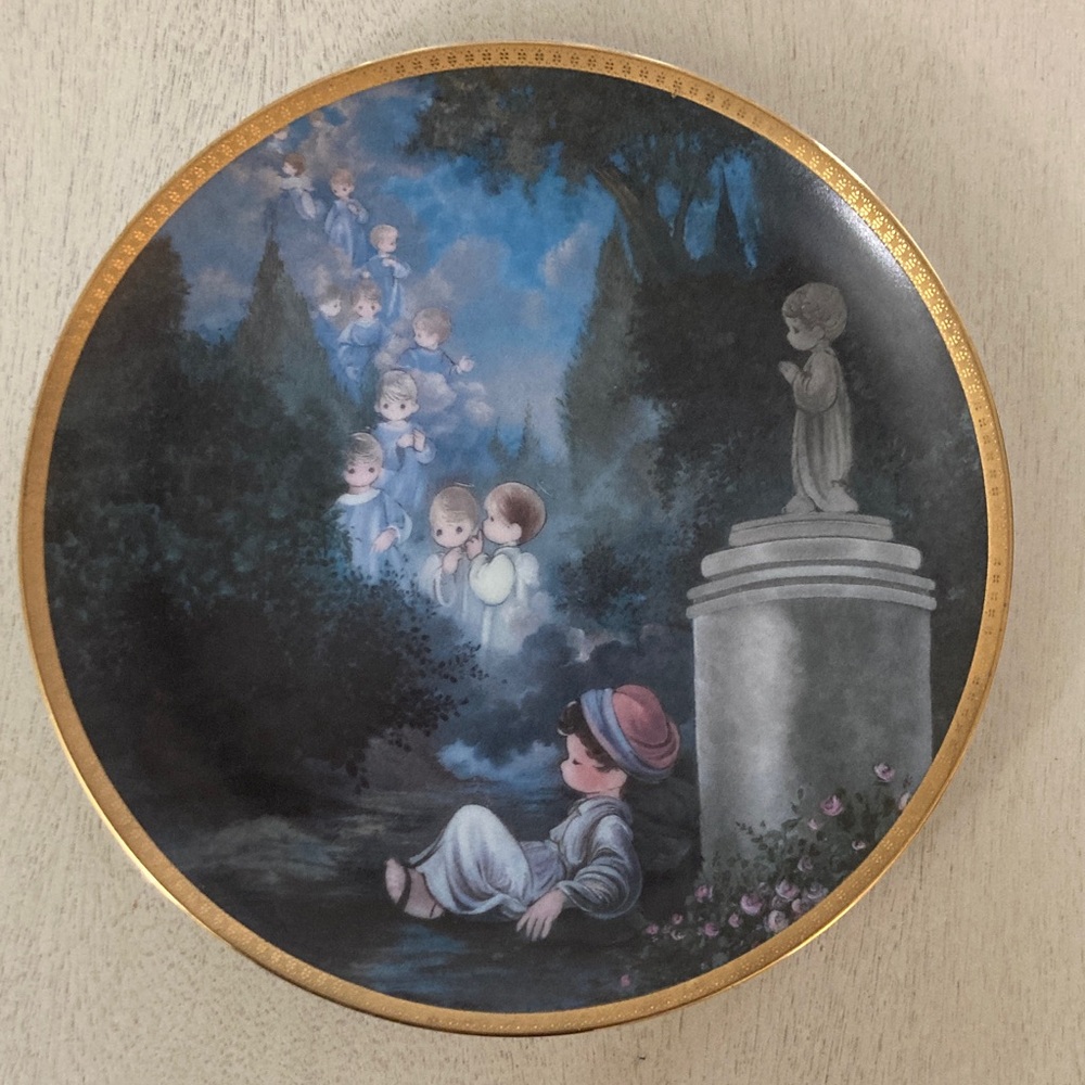Vintage Precious Moments Jacob’s Dream Plate